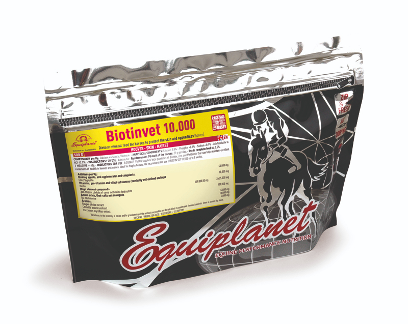 Biotinvet 10.000 - Powder product for the prevention and treatment of hoof alterations